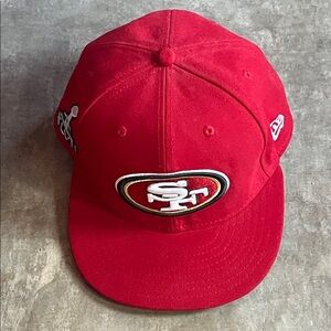 New Era 59Fifty San Francisco 49ers Super Bowl XLVII Fitted Hat Cap Red 7 1/2